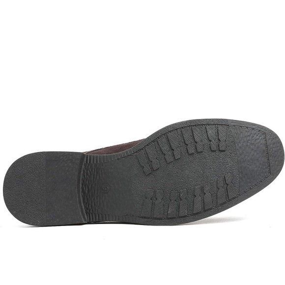 New Men Sz 9M Urban dark brown Suede Leather Lace business casual Oxford Shoes - Picture 4 of 8